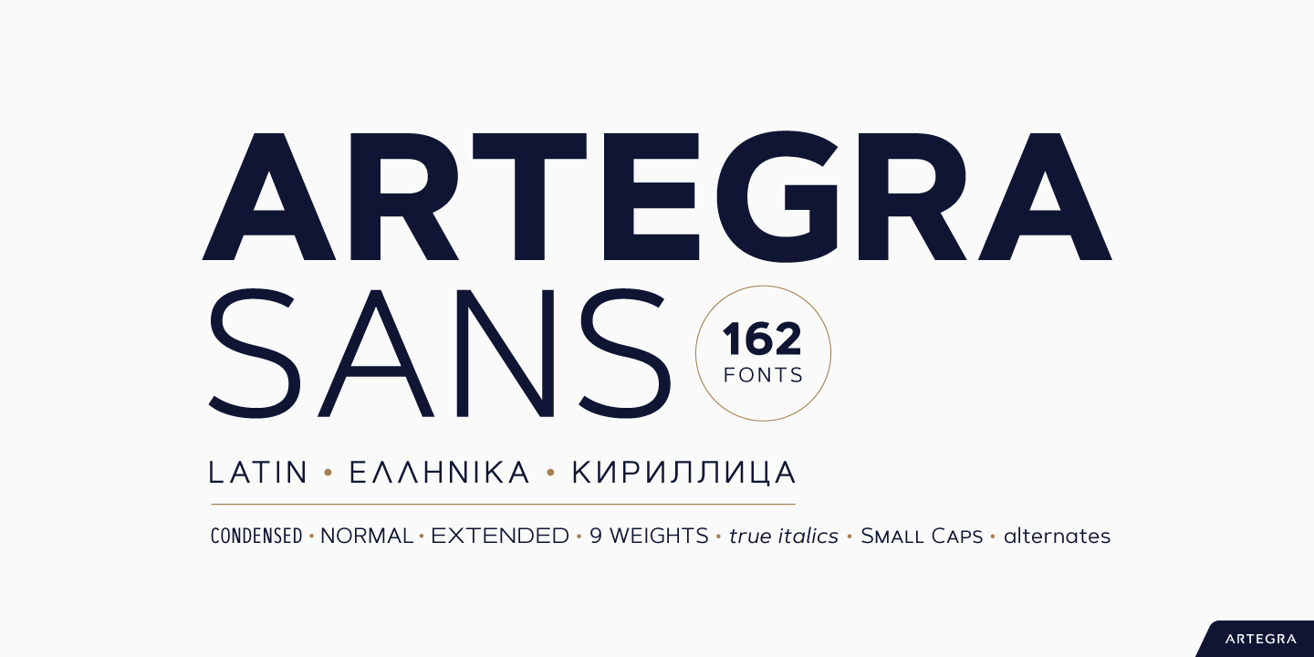 Czcionka Artegra Sans Extended